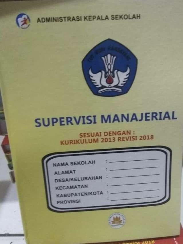 Buku Supervisi Kepala Sekolah (1 set / 4 buku) SIPLah