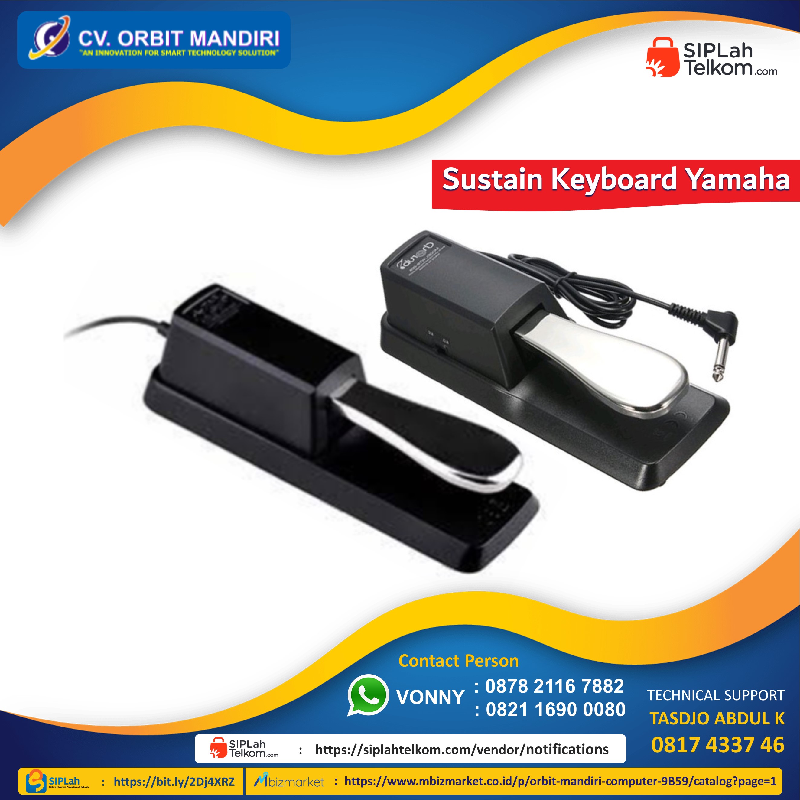 Sustain Keyboard Yamaha SIPLah