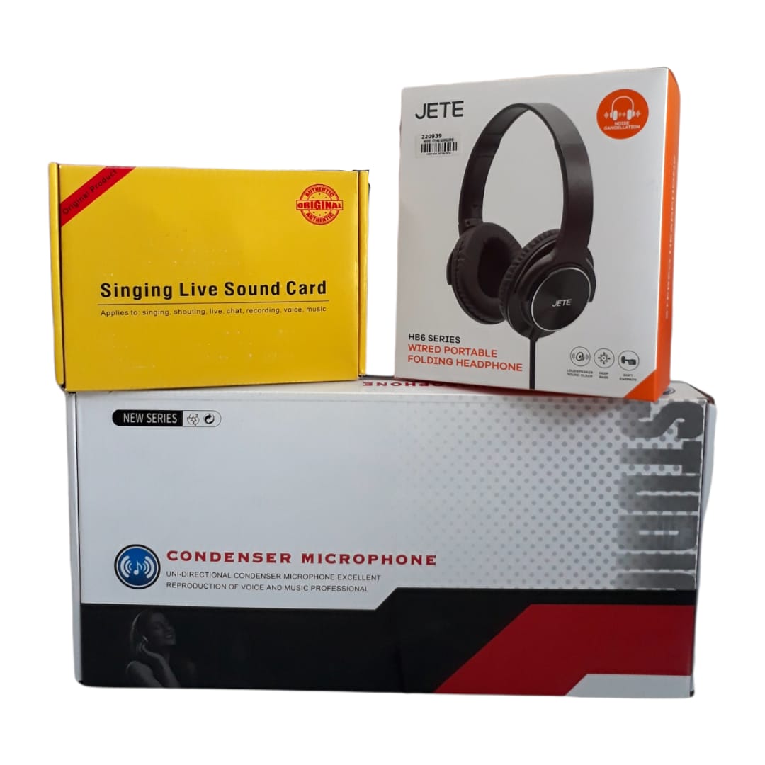 Gambar Peralatan Podcast Mini Studio Lengkap