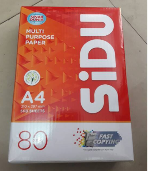 Kertas A4 80 Gsm Sidu | SIPLah