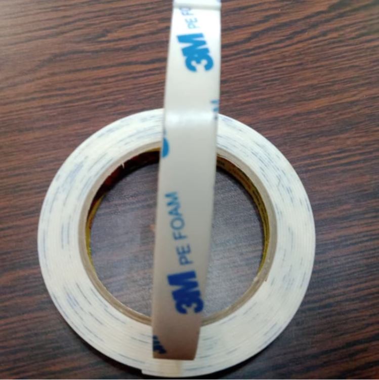 Double Tape 3M pe foam putih 12mm x 4mtr SIPLah