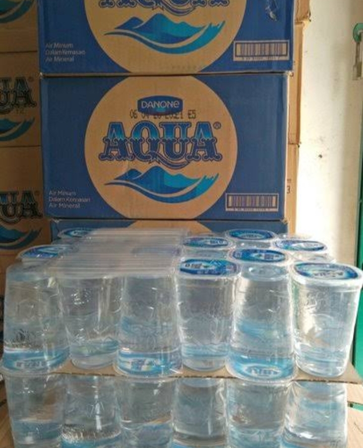 Jual AQUA AIR MINERAL CUP GELAS Air Minum Kemasan Toko S.A. Tokopedia
