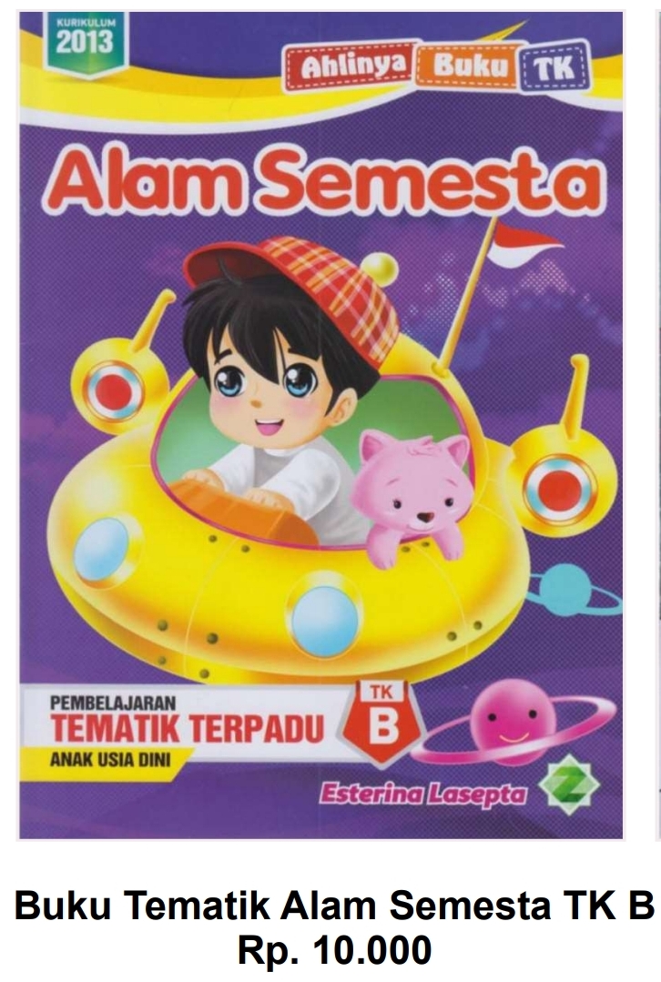 Buku Tematik Alam Semesta TK B | SIPLah