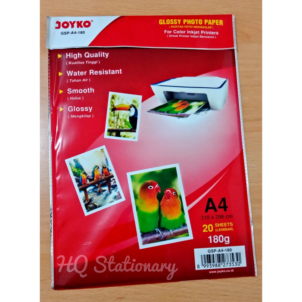 Kertas Photo Glossy A4 Isi 20 Siplah 6406