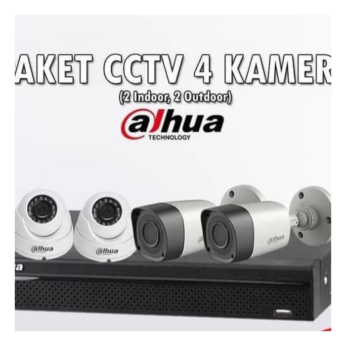 paket cctv 4 kamera dahua