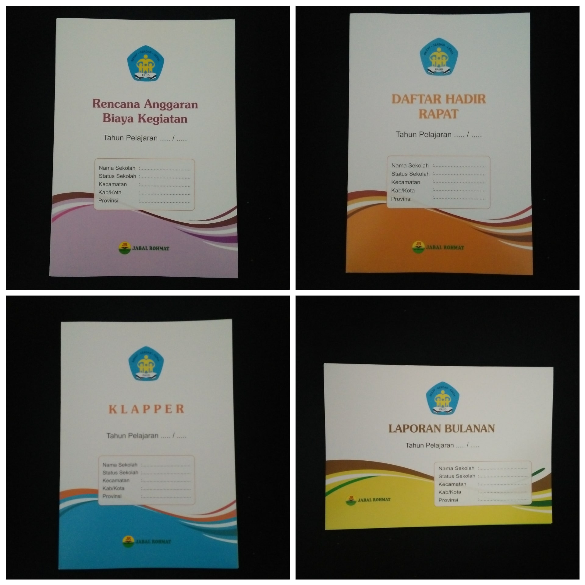 Paket Buku Administrasi Kelompok Bermain (PAUD, TK, RA) | SIPLah