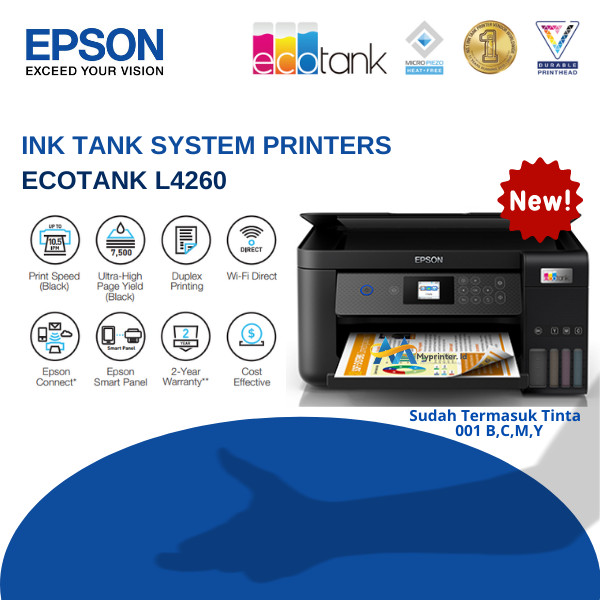 Printer Epson Ecotank L4260 A4 Wi Fi Duplex All In One Siplah 8745