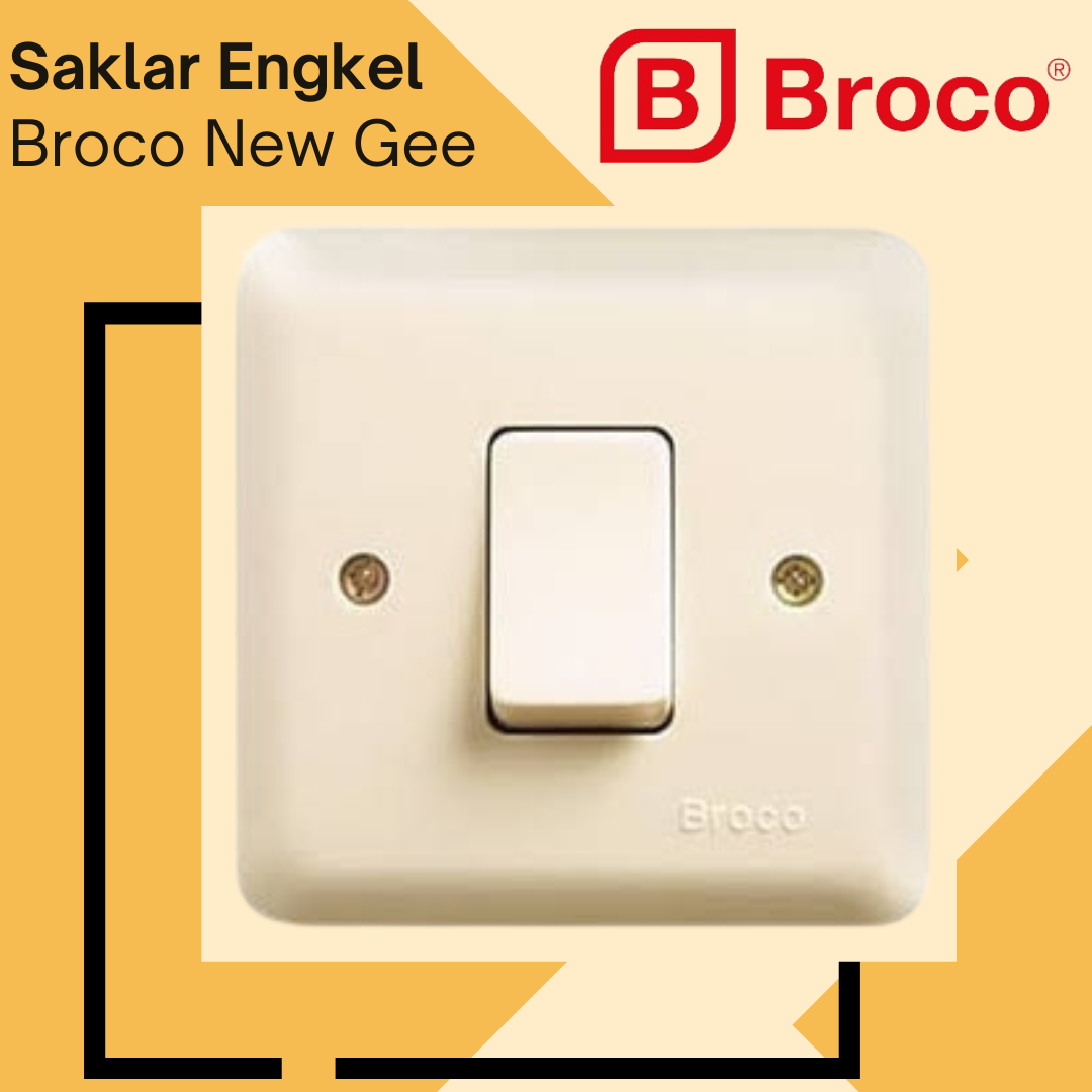 SAKLAR BROCO ENGKEL 1 WAY | SIPLah