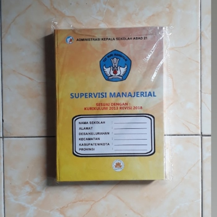 Buku Supervisi Manajerial Sd Kurikulum 2013 Revisi 2018 Siplah