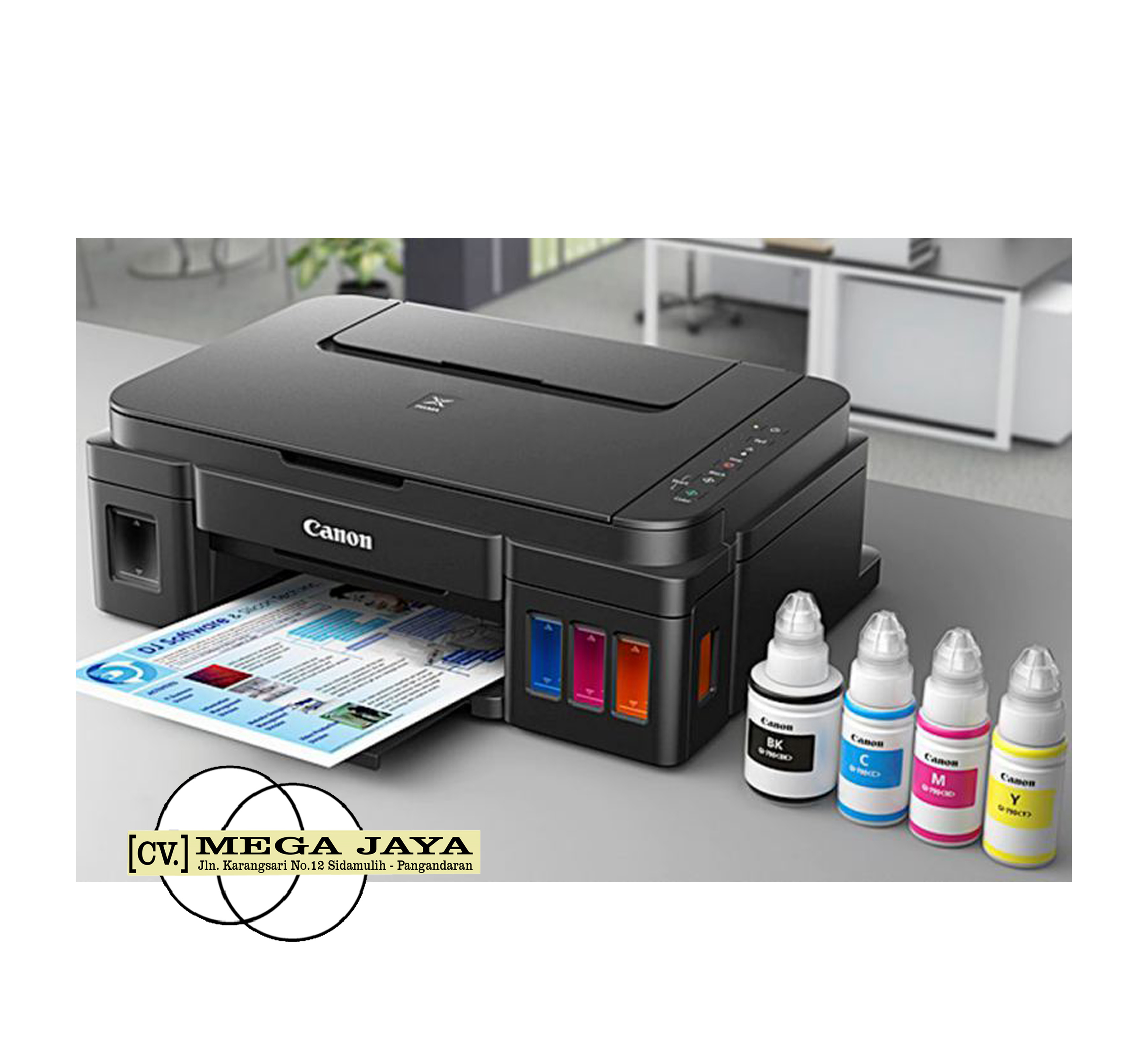 CANON G3010 All In One WiFi Ink Tank Printer (Print, Scan, Copy) ( BOS