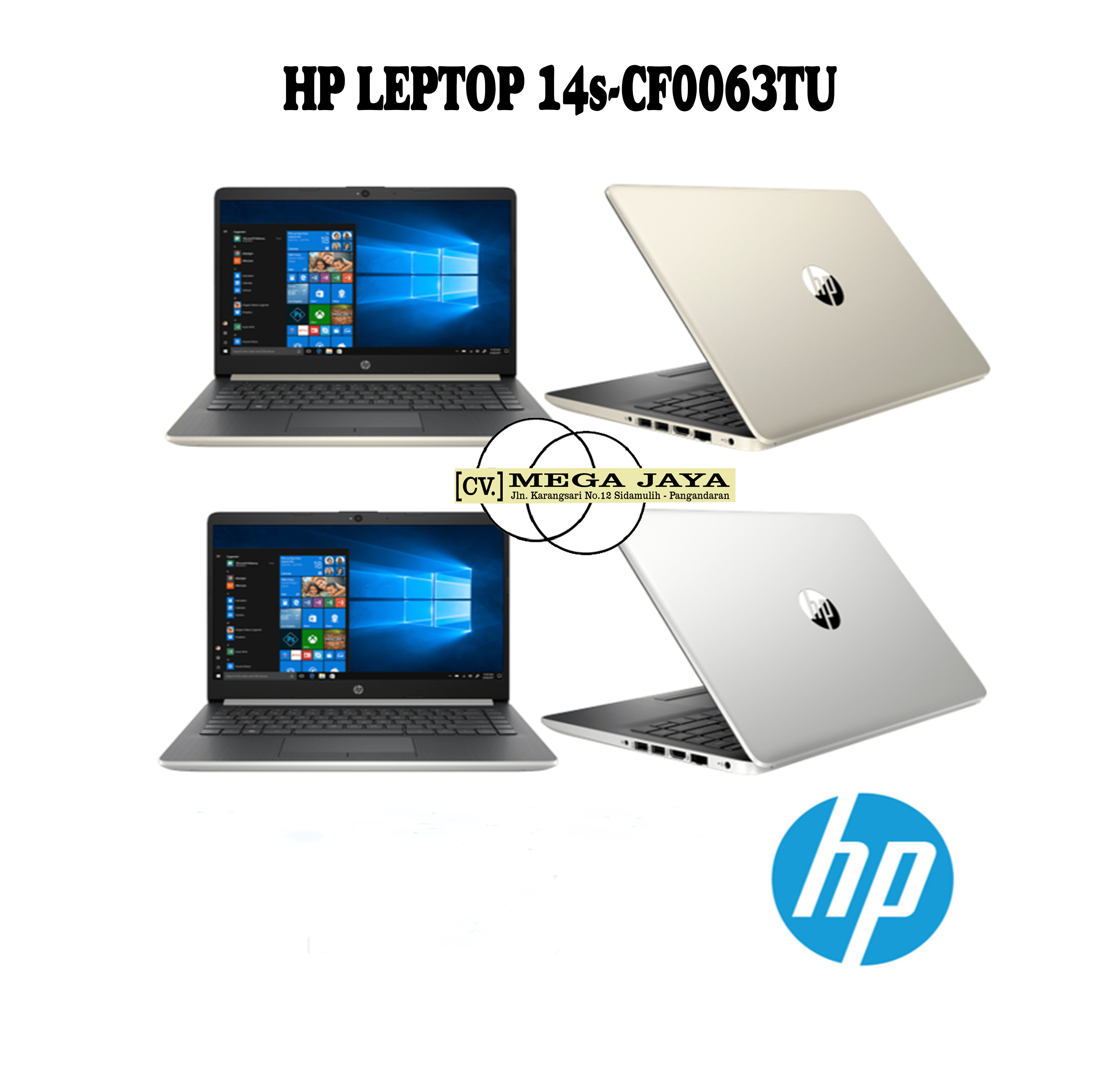 Hp Notebook 14s Cf0063tu 6jm48pa Goldandsilver Bos Reguler Afirmasi Dan Kinerja Siplah 0198