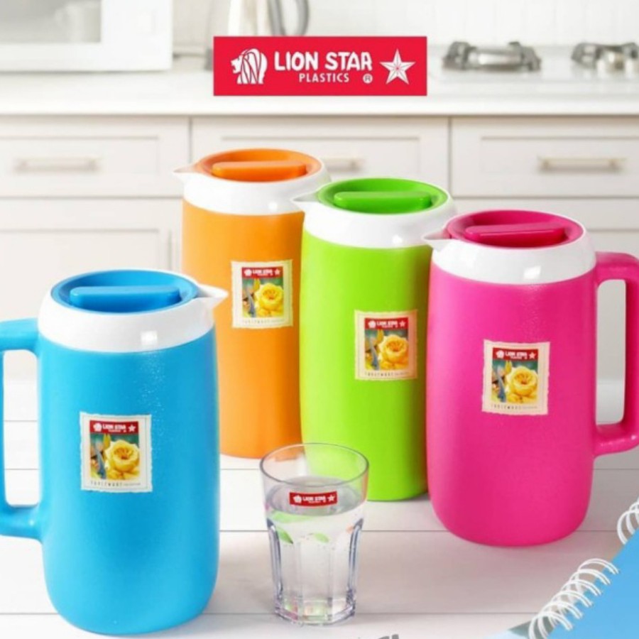 Teko Eskan Serbaguna Teko Plastik Thermo Jug Lion Star Siplah 8707