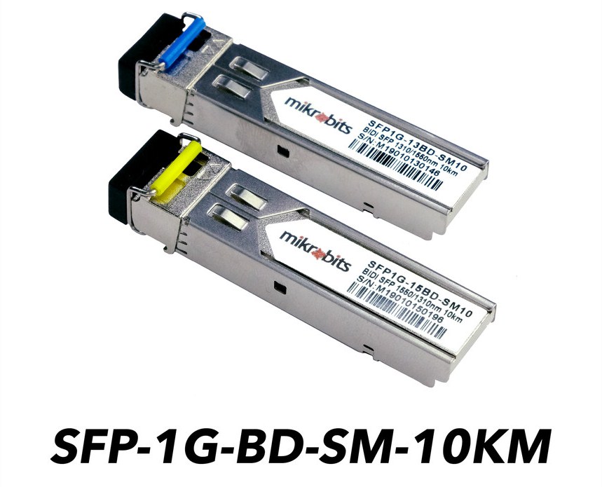 Mikrobits SFP Transceiver SFP-1G-BD-SM-10KM | SIPLah