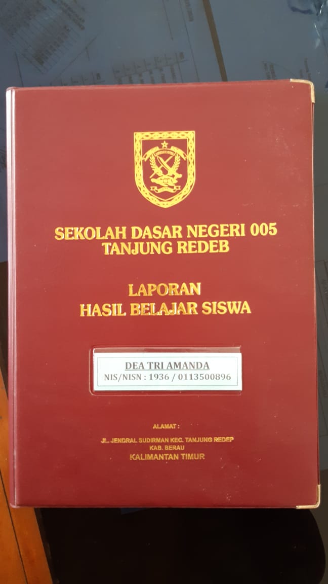 SAMPUL RAPORT EMBOS ( TULISAN TIMBUL ) | SIPLah