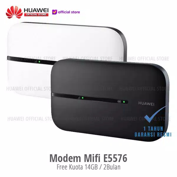 Huawei E5576 Modem Mifi 4g Lte Unlock Gratis Telkomsel 14gb 2bulan SIPLah