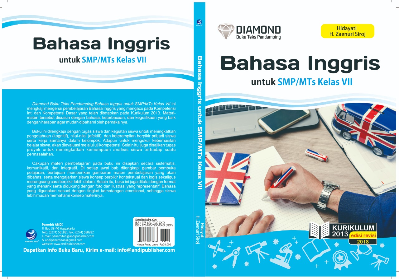 Diamond Buku Teks pendamping Bahasa Inggris untuk SMP/Mts Kelas VII