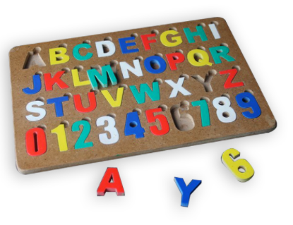 Puzzle Alphabet Angka Cat Huruf B | SIPLah