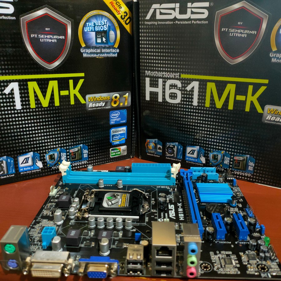 Motherboard ASUS H61MK SIPLah