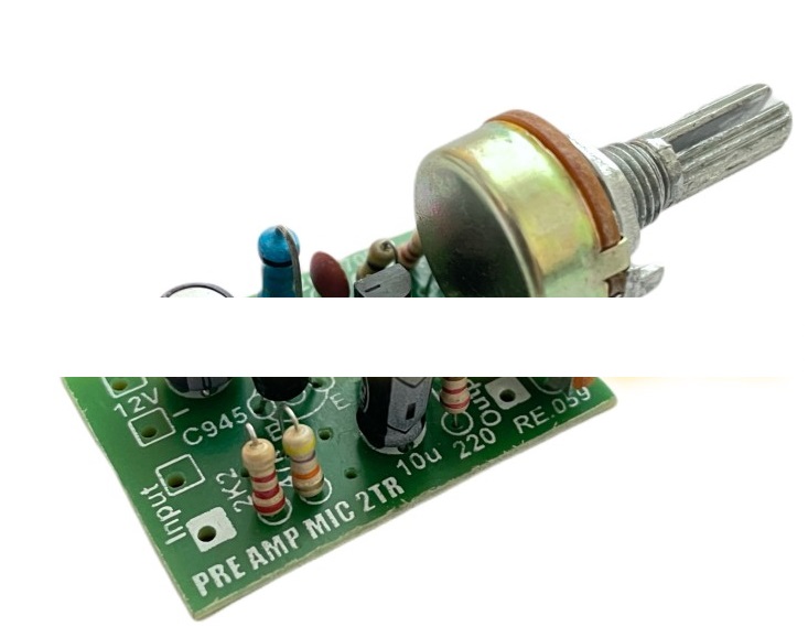 Kit Preamp Mic 2 Tr Transistor SIPLah
