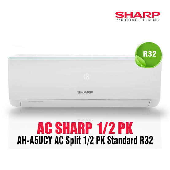AC SHARP SETENGAH PK | SIPLah